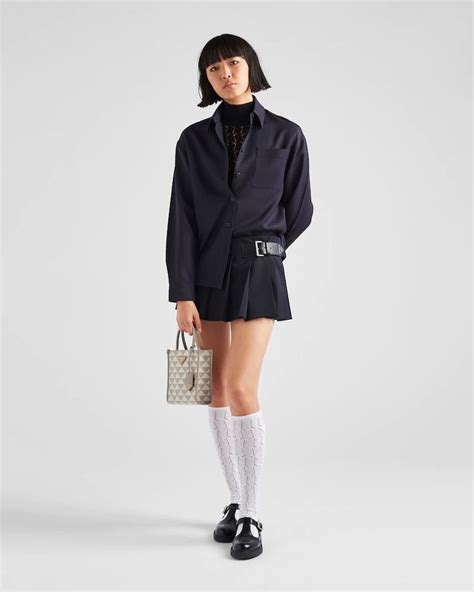 prada kilt skirt